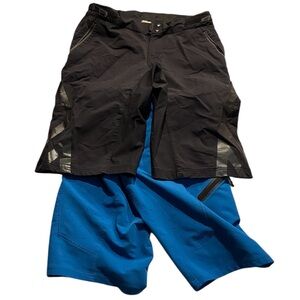 Bontrager Black MTB Shorts + Bonus Blue MTB Shorts Mountain Biking Necessities